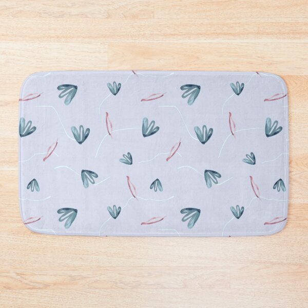 Item preview, Minimal Light Blue Falling Leaves designed and sold by Cosmic Retro.