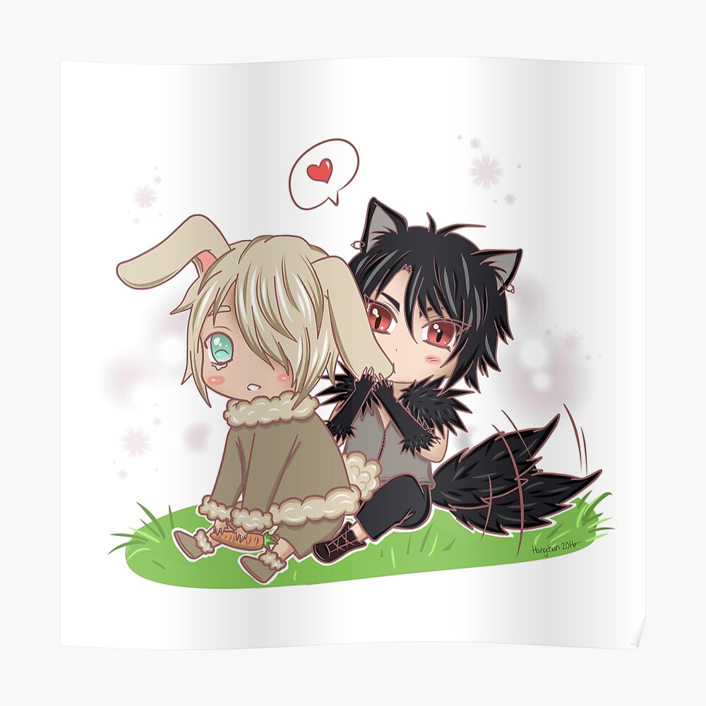 Bunny And Wolf- by ken1171 on DeviantArt