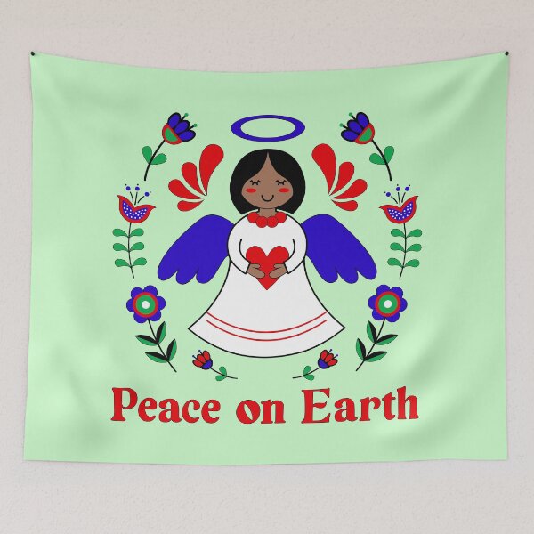 Item preview, Peace on Earth Angel designed and sold by TwylaRaeDesigns.