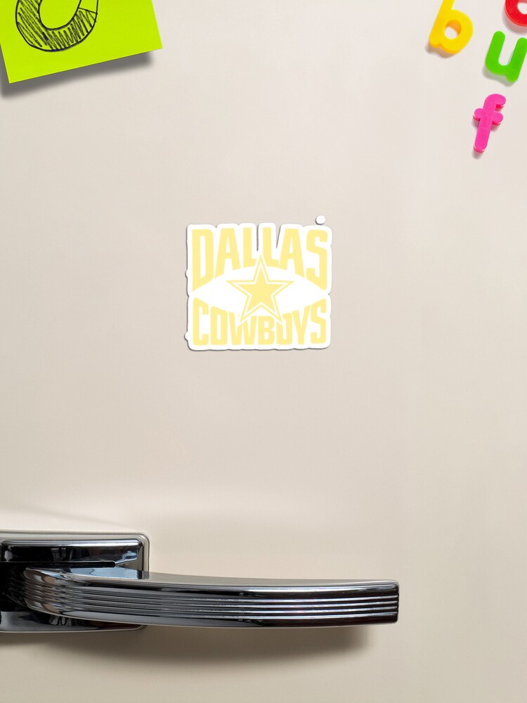 Dallas Cowboys Helmet w/ Star Logo MAGNET - NFL Dallas Cowboys Die-cut  STICKER