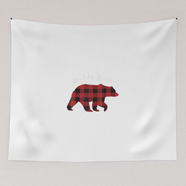 Item preview, Daddy Bear  Men Red Plaid Chrismas Pajama Family Dad Gif designed and sold by JoshSchultz.