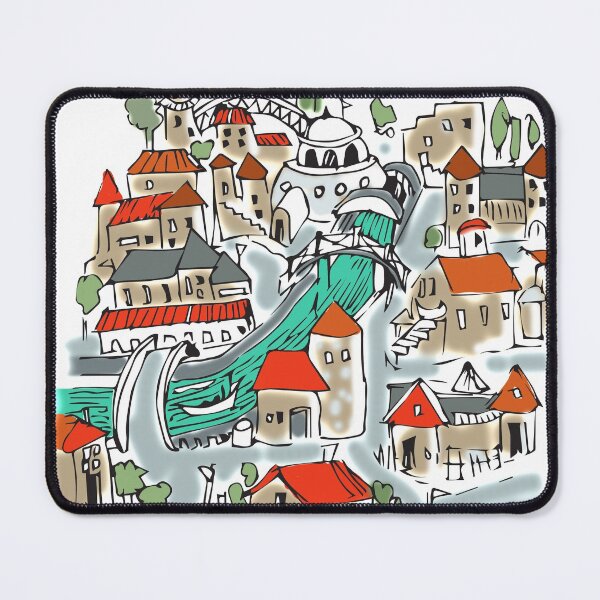 Item preview, Whimsical Village designed and sold by jennyjeffries.