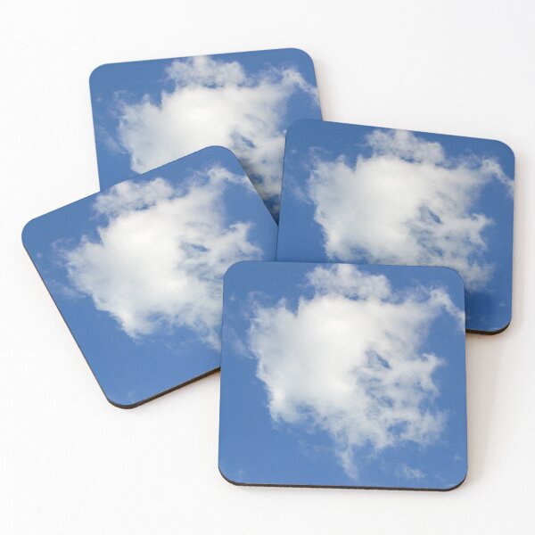 Item preview, A white fluffy cloud drifts through a dreamy blue sky designed and sold by James-Cole.