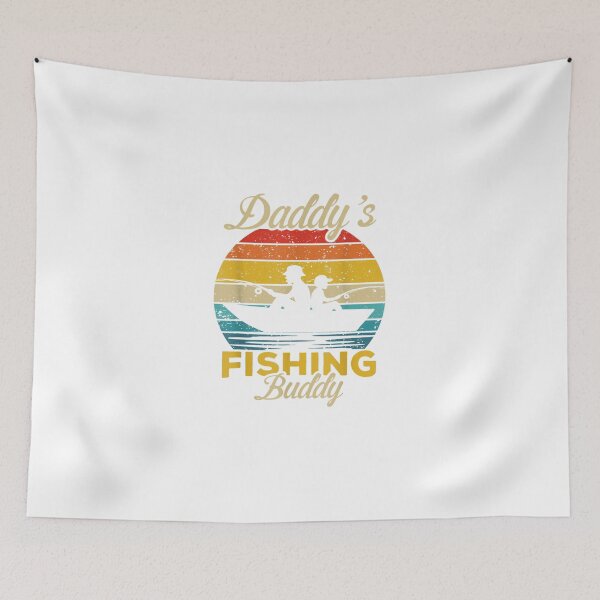 Item preview, Daddys Fishing Buddy Funny Rero Dad Son Gif For Fisherman designed and sold by JoshSchultz.