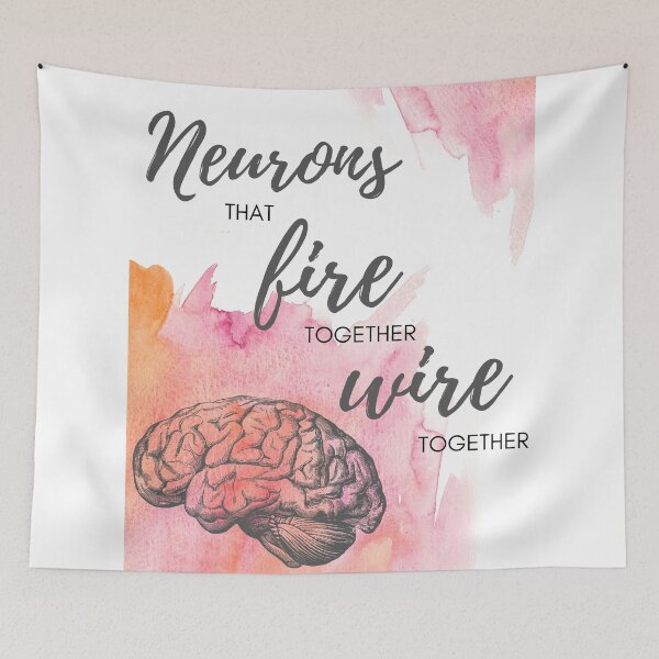 Item preview, Neurons Mental Health Therapy Counseling designed and sold by Radical Therapy Prints.