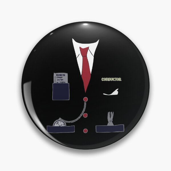 Item preview, Train Conductor Costume Funny Halloween Gift Train Fans designed and sold by ferverena4.