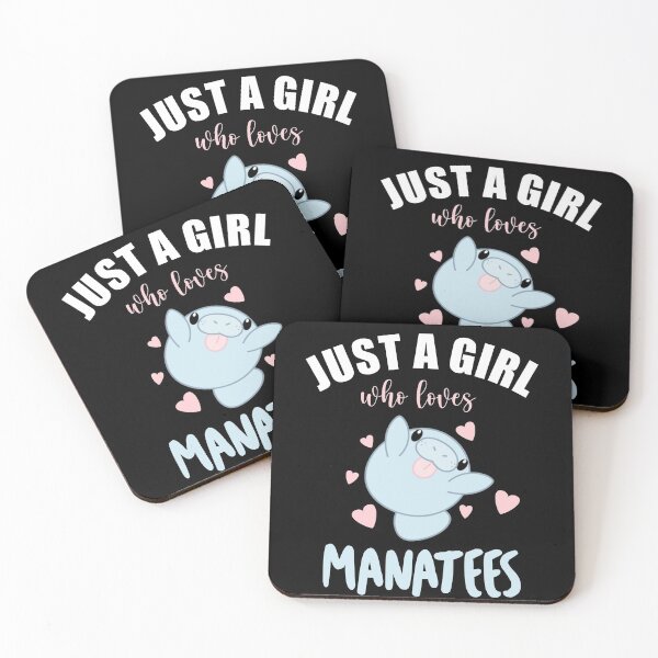 Item preview, Just A Girl Who Loves Manatees designed and sold by Marq07.