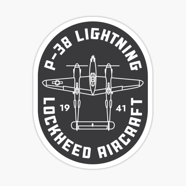P-38 Lightning Sticker