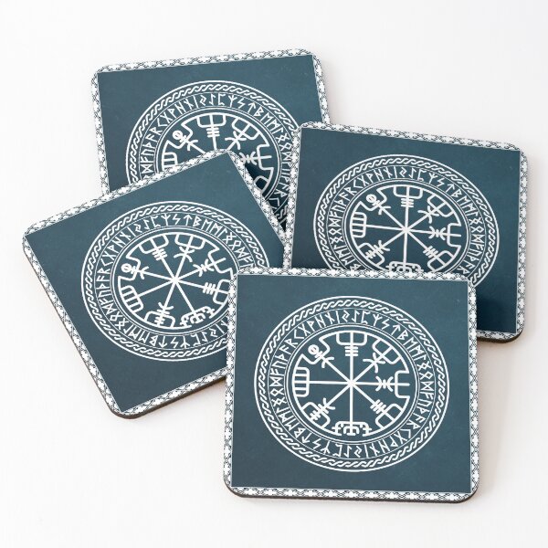 Item preview, Viking Symbol Vegvisir Runic Viking Compass Viking designed and sold by Dog-T-Shirts.