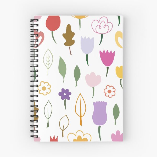 Item preview, Floral and Leaf Pattern on white background designed and sold by SpiritLiving.