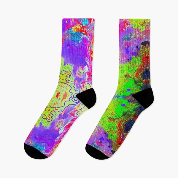 Item preview, Psychedelic landscape designed and sold by Cicely Gilman.