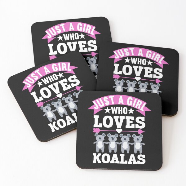 Item preview, Just a girl who loves koalas  designed and sold by KGN  CREATIVITY.
