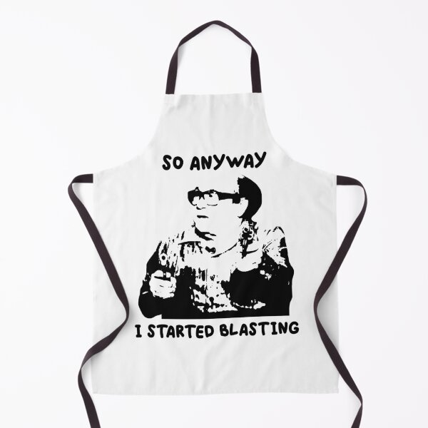 Item preview, So Anyway I Started Blasting Black And White Design designed and sold by ShirleyFelix8.