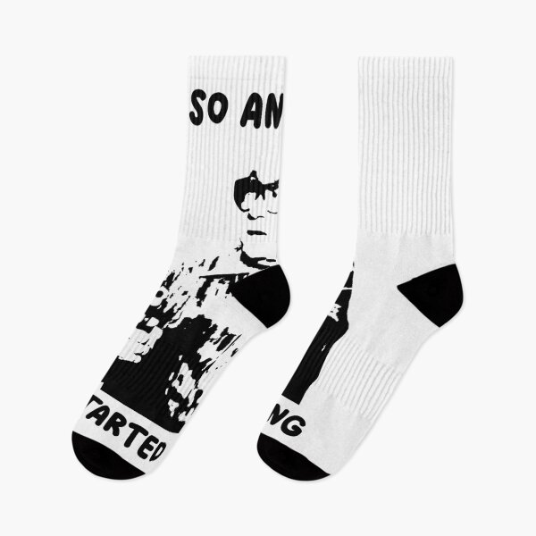 Item preview, So Anyway I Started Blasting Black And White Design designed and sold by ShirleyFelix8.