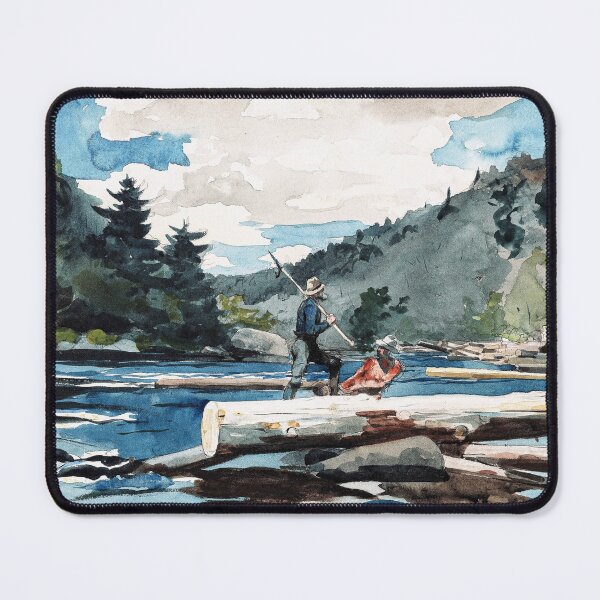 Item preview, Hudson River, Logging by Winslow Homer, 1890s. designed and sold by devteez.