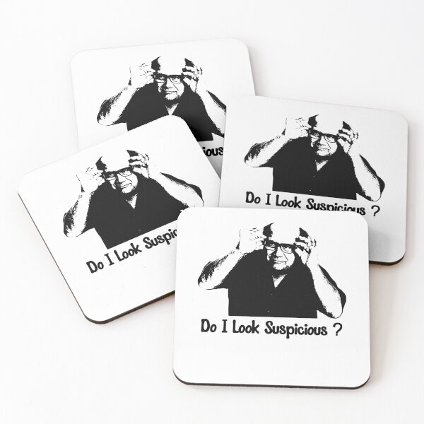 Item preview, Do I Look Suspicious? Black And White Design designed and sold by ShirleyFelix8.