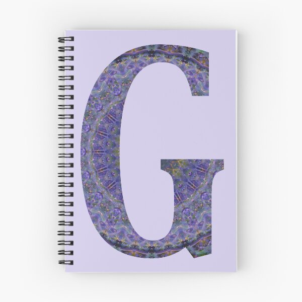 Item preview, Letter 'G' Purple Mandala 2 designed and sold by abirose30.