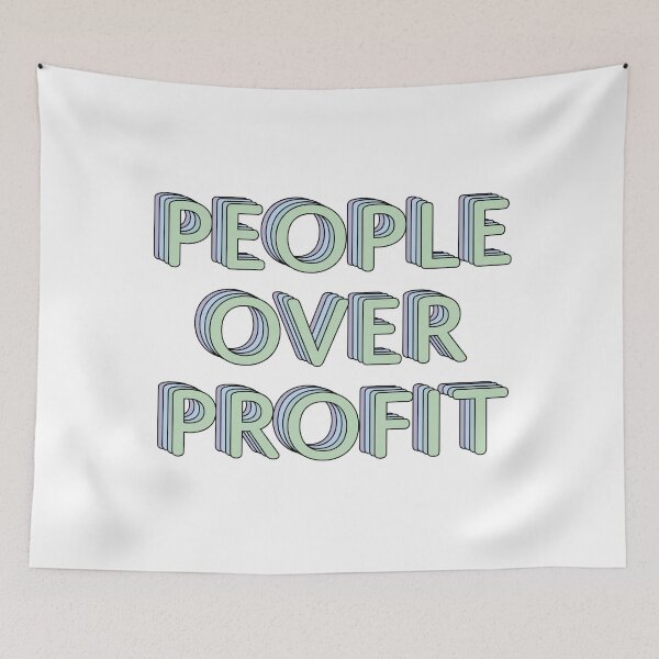 Item preview, People over Profit  designed and sold by llevine2934.
