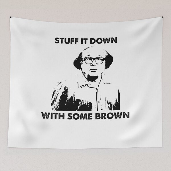 Item preview, Stuff It Down With Some Brown Black And White Design designed and sold by ShirleyFelix8.