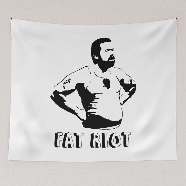 Item preview, Fat Riot Black And White Design designed and sold by ShirleyFelix8.