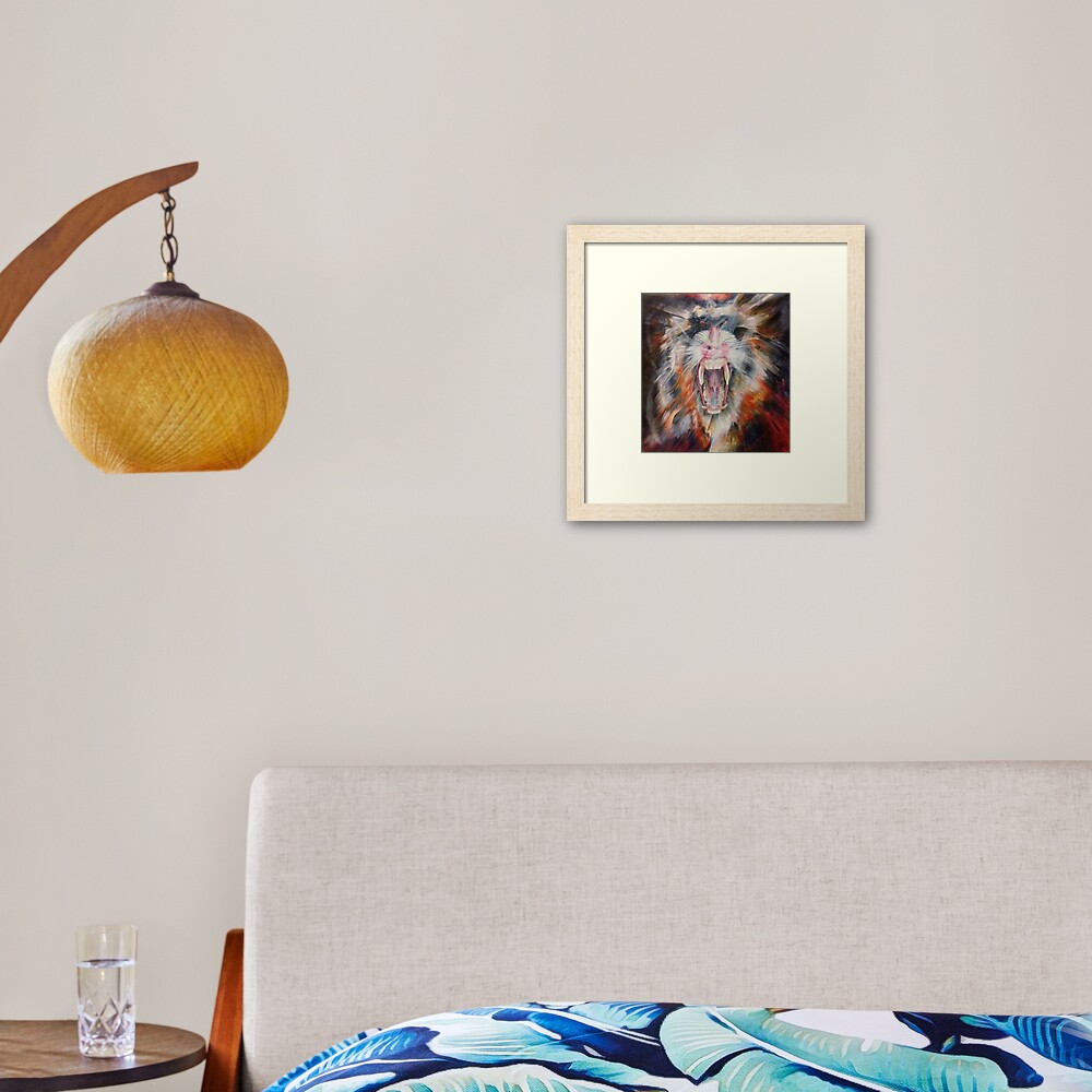 Impression encadrée « Mandril»