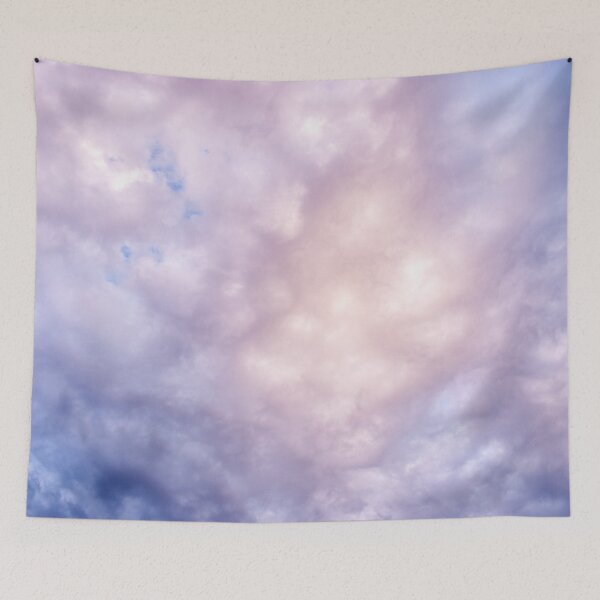 Item preview, Light and colorful fluffy sunset cloud patterns and textures designed and sold by James-Cole.