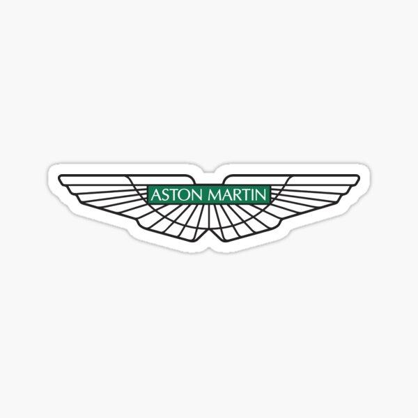 75mm Aston Martin Logo Motoring Parche Bordado 