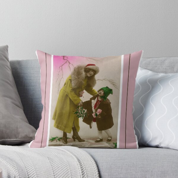 Item preview, Bonne annee, vintage French New Year Photo mother child designed and sold by aapshop.