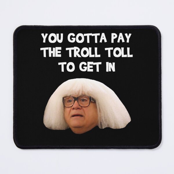 Item preview, White And Black Design You Gotta Pay The Troll Toll To Get In designed and sold by ShirleyFelix8.