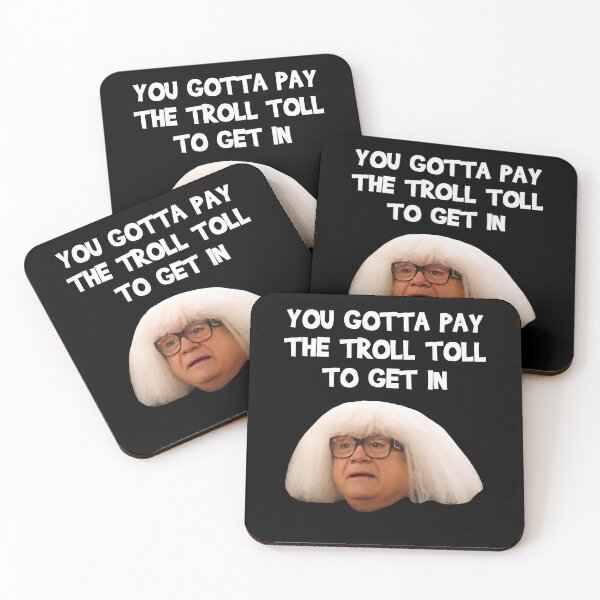 Item preview, White And Black Design You Gotta Pay The Troll Toll To Get In designed and sold by ShirleyFelix8.