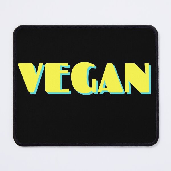 Item preview, Vegan Retro Yellow Turquoise Edition designed and sold by Vegginitup.