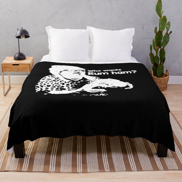 Item preview, White And Black Design Who Wants Rum Ham? designed and sold by ShirleyFelix8.