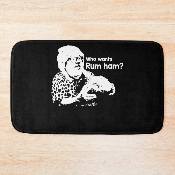 Item preview, White And Black Design Who Wants Rum Ham? designed and sold by ShirleyFelix8.