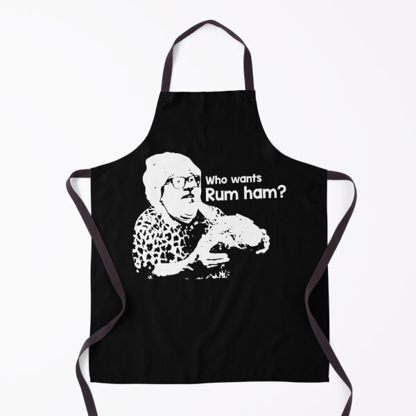 Item preview, White And Black Design Who Wants Rum Ham? designed and sold by ShirleyFelix8.