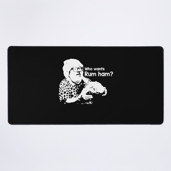 Item preview, White And Black Design Who Wants Rum Ham? designed and sold by ShirleyFelix8.