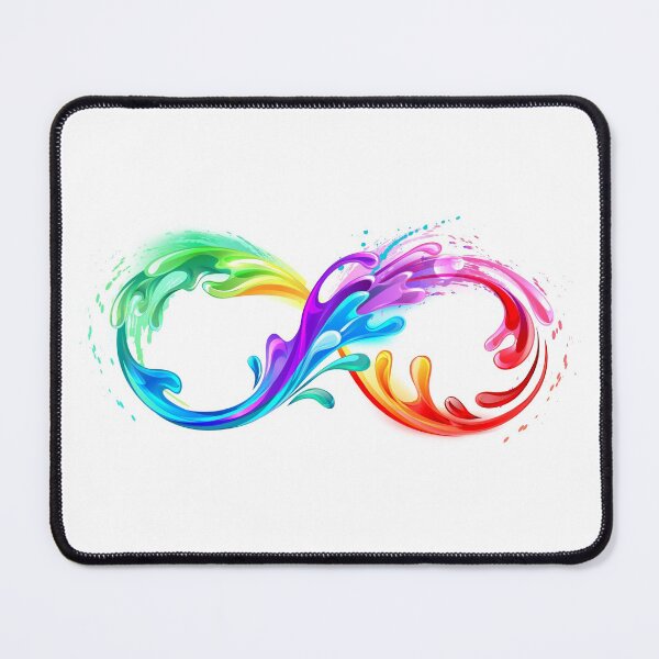 Item preview, Infinity Symbol with Rainbow Paint designed and sold by Blackmoon9.
