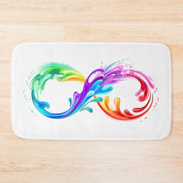 Item preview, Infinity Symbol with Rainbow Paint designed and sold by Blackmoon9.