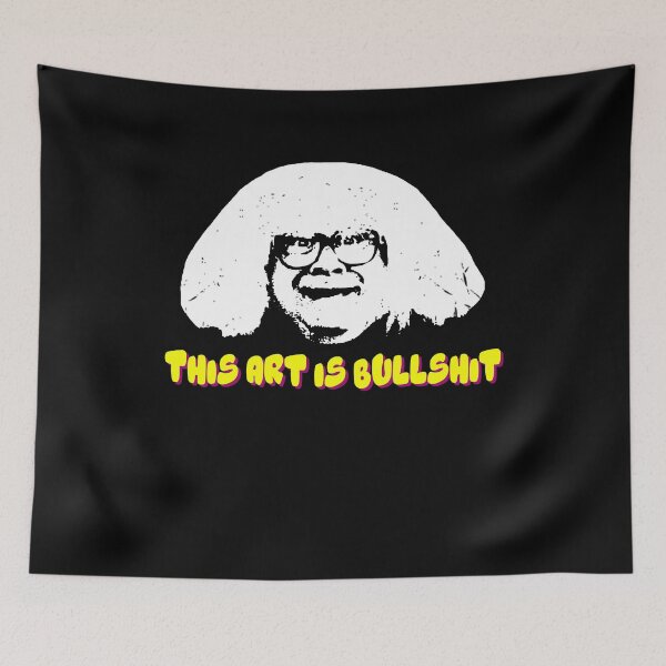 Item preview, White And Black Design This Art Is Bullshit designed and sold by ShirleyFelix8.