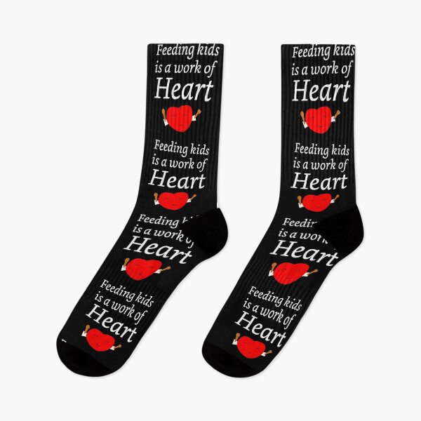 Item preview, Feeding Kids is a Work of Heart Cute Red Heart Design  designed and sold by Artstastic.