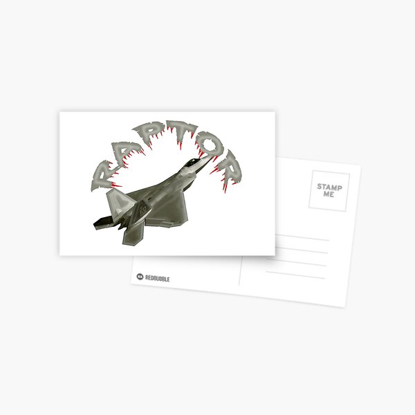 Raptor Over California Postcard