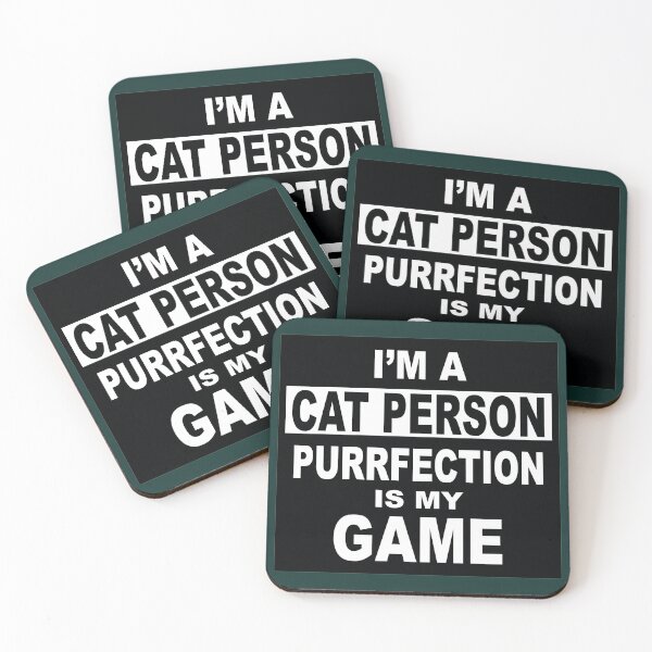 Item preview, I'm a Cat Person - Purrfection is my Game designed and sold by NadyaCC.