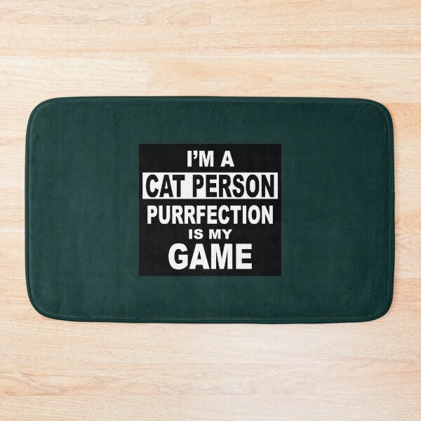 Item preview, I'm a Cat Person - Purrfection is my Game designed and sold by NadyaCC.