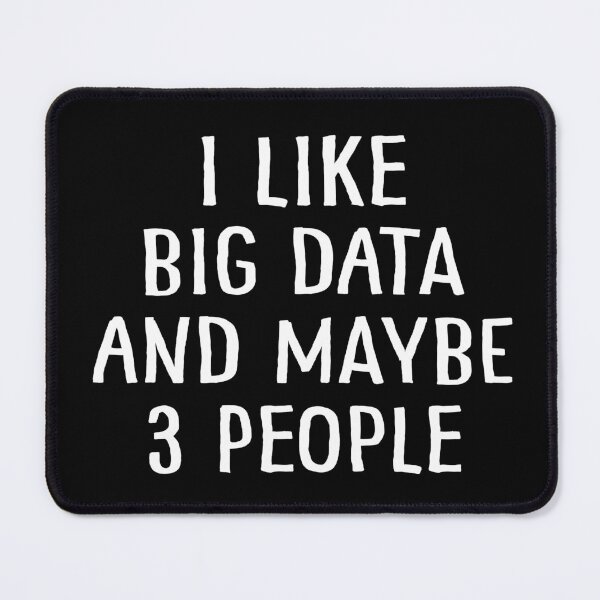 Item preview, I Like Big Data and Maybe 3 People designed and sold by teesaurus.