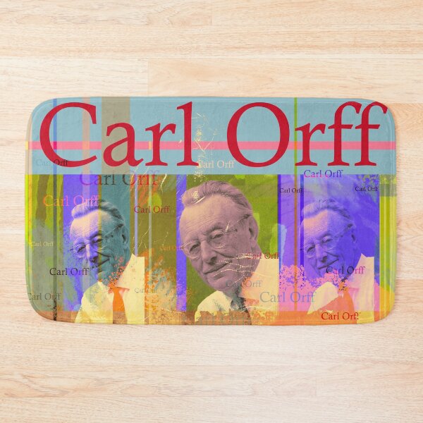 Item preview, Carl Orff, aesthetic portrait, famous musician designed and sold by Mauswohn.