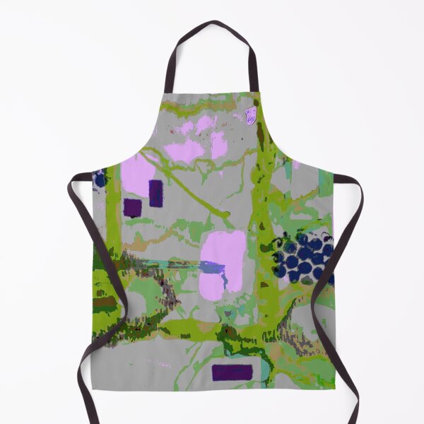 Item preview, Original abstract art Rushy Lagoon greens designed and sold by SueHolmArt.