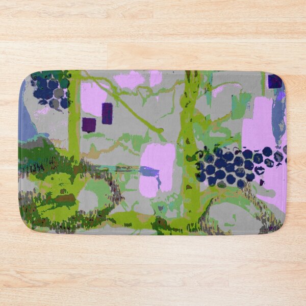 Item preview, Original abstract art Rushy Lagoon greens designed and sold by SueHolmArt.
