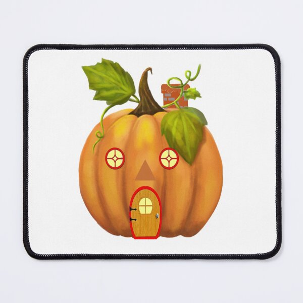 Item preview, pumpkin house - enchanting fall designed and sold by Jessi-Sketches.