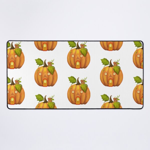 Item preview, pumpkin house - enchanting fall designed and sold by Jessi-Sketches.
