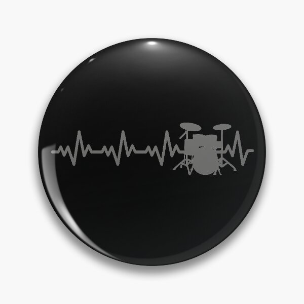 Item preview, Drummer Heartbeat Drums Pulse Line Drumming Passion Gifts  designed and sold by alenaz.