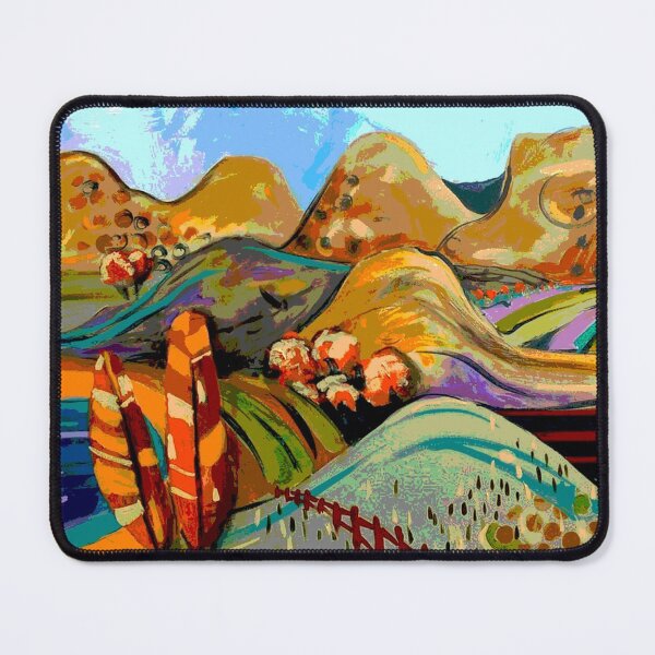 Item preview, Original art Colourful landscape 2 designed and sold by SueHolmArt.